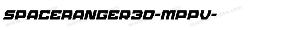 SpaceRanger3D-MPpv字体转换