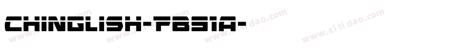 Chinglish-7B91A字体转换