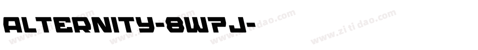 Alternity-8w7J字体转换