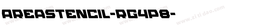 AreaStencil-rg4p8字体转换