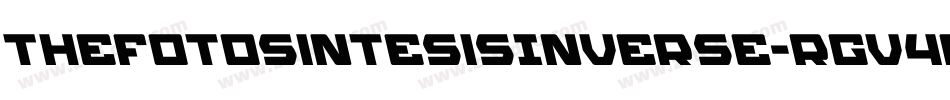 ThefotosintesisInverse-rgv4p字体转换