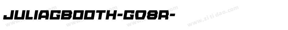 Juliagbooth-g08R字体转换