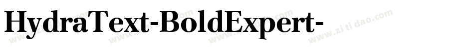 HydraText-BoldExpert字体转换