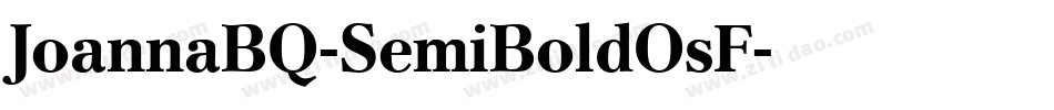 JoannaBQ-SemiBoldOsF字体转换