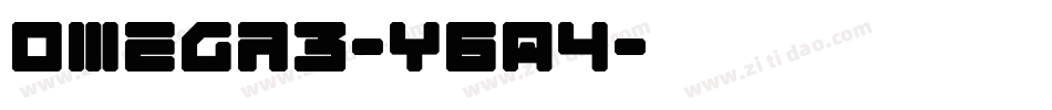 Omega3-Y6A4字体转换