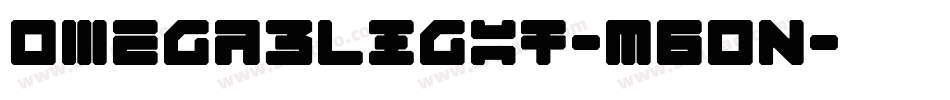 Omega3Light-M6On字体转换