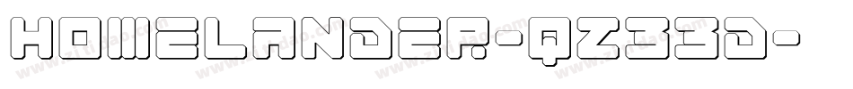 Homelander-qZ33d字体转换