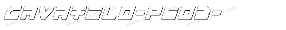 Cavatelo-P6o2字体转换