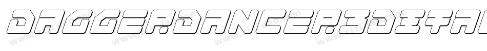 daggerdancer3dital字体转换