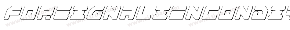 foreignaliencondital字体转换