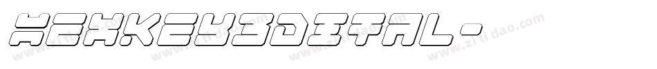 hexkey3dital字体转换