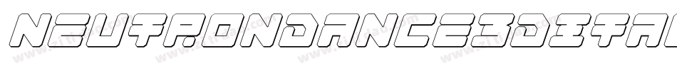 neutrondance3dital字体转换