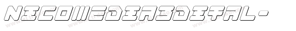 nicomedia3dital字体转换