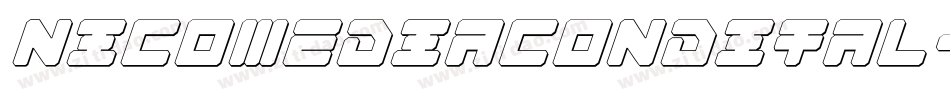 nicomediacondital字体转换
