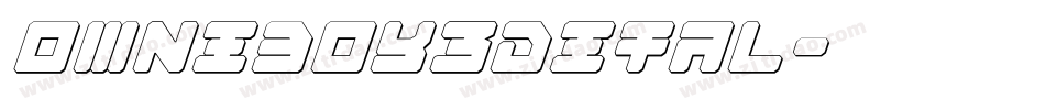 omniboy3dital字体转换 omniboy3dital字体转换