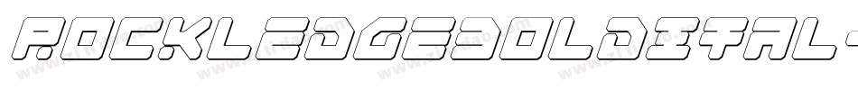 rockledgeboldital字体转换