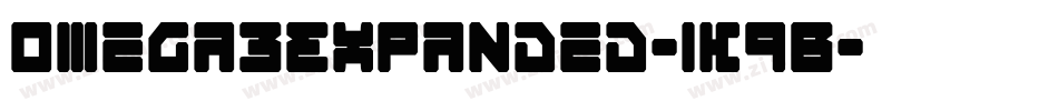 Omega3Expanded-1K9B字体转换
