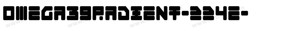 Omega3Gradient-224e字体转换