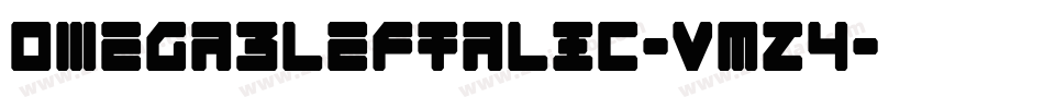 Omega3Leftalic-vMZ4字体转换