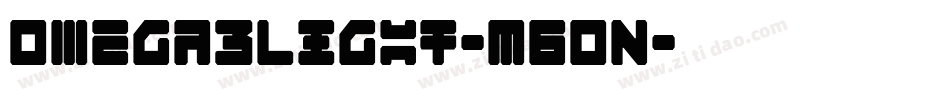 Omega3Light-M6On字体转换