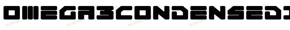 Omega3CondensedItalic-R6A6字体转换