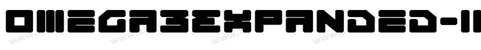 Omega3Expanded-1K9B字体转换