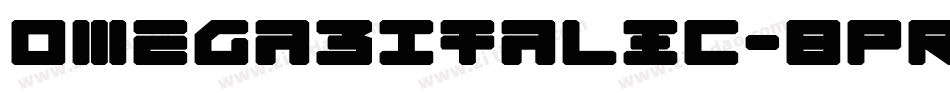 Omega3Italic-8PRJ字体转换