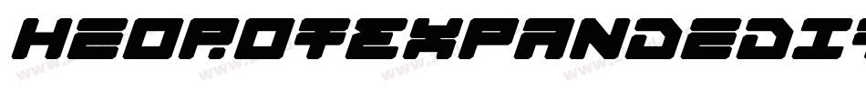 HeorotExpandedItalic-e0q3字体转换 HeorotExpandedItalic-e0q3字体转换