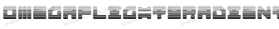 OmegaFlightGradientItalic-rgrny字体转换