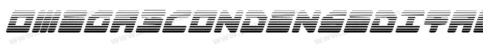 Omega3CondensedItalic-R6A6字体转换