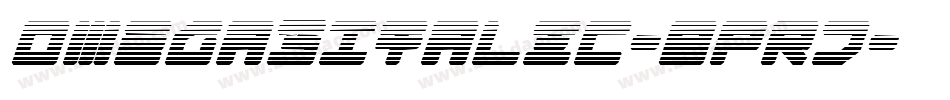 Omega3Italic-8PRJ字体转换