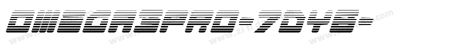 Omega3Pro-7dYB字体转换
