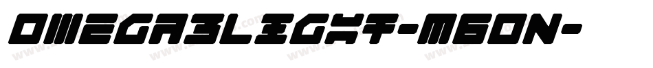 Omega3Light-M6On字体转换