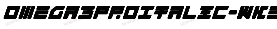 Omega3ProItalic-wK2w字体转换 Omega3ProItalic-wK2w字体转换