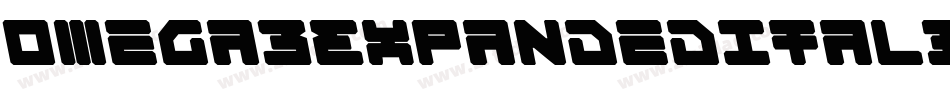 Omega3ExpandedItalic-nln0字体转换 Omega3ExpandedItalic-nln0字体转换