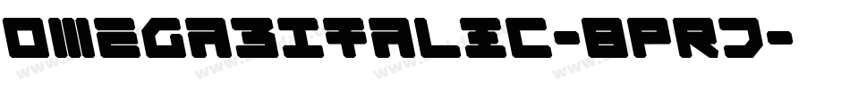 Omega3Italic-8PRJ字体转换