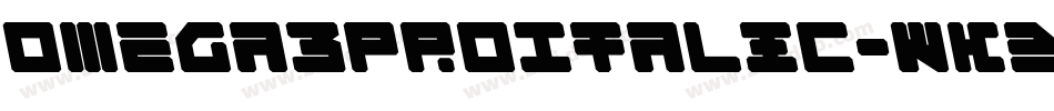 Omega3ProItalic-wK2w字体转换 Omega3ProItalic-wK2w字体转换