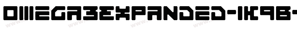 Omega3Expanded-1K9B字体转换