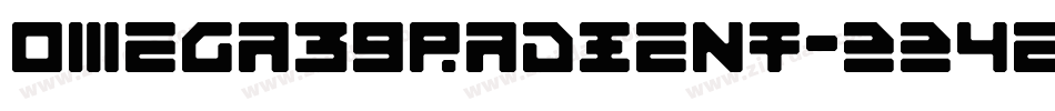 Omega3Gradient-224e字体转换