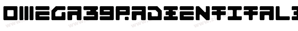 Omega3GradientItalic-K6Ol字体转换