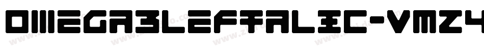 Omega3Leftalic-vMZ4字体转换