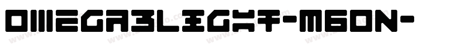 Omega3Light-M6On字体转换