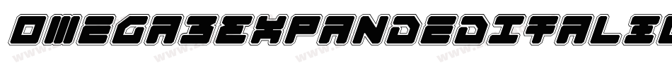 Omega3ExpandedItalic-nln0字体转换 Omega3ExpandedItalic-nln0字体转换