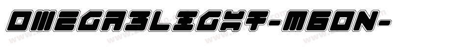 Omega3Light-M6On字体转换