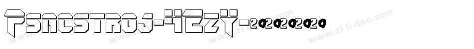 Psacstroj-4EzY字体转换