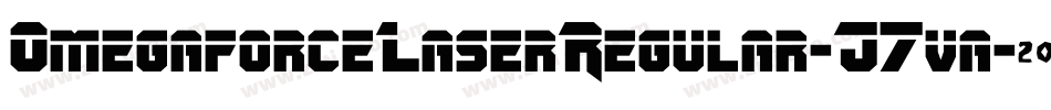 OmegaforceLaserRegular-J7va字体转换