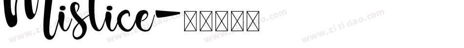 Mistice字体转换