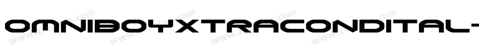 omniboyxtracondital字体转换
