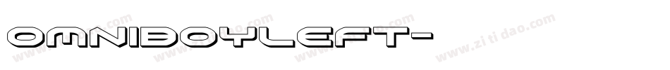 omniboyleft字体转换