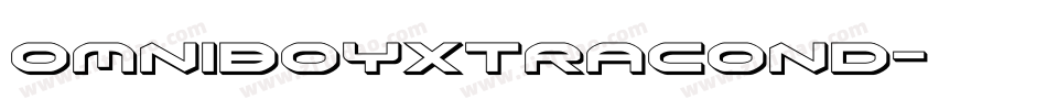 omniboyxtracond字体转换